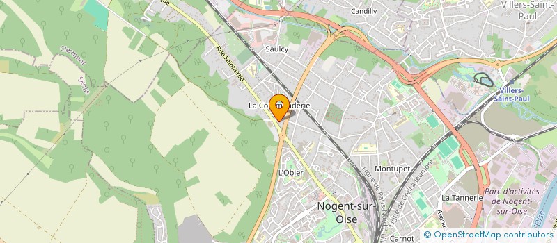 localisation de l'entreprise SCI PORTANIER ET PRUD'HOMME  NOGENT-SUR-OISE