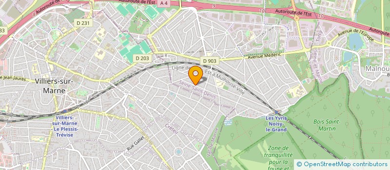 localisation de l'entreprise SCI PORTAV IMMOBILIER  NOISY-LE-GRAND