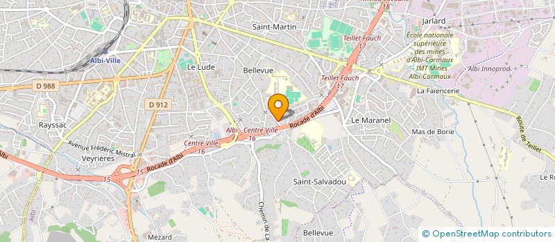 localisation de l'entreprise SCI PORTBROU à ALBI