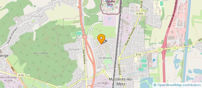 localisation de l'entreprise SCI PORTE ACCEE  MAIZIERES-LES-METZ