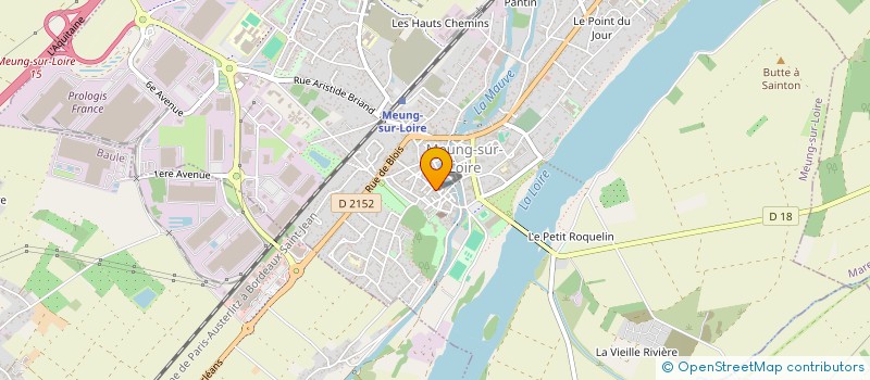 localisation de l'entreprise SCI PORTE D'AMONT INVESTISSEMENT  MEUNG-SUR-LOIRE
