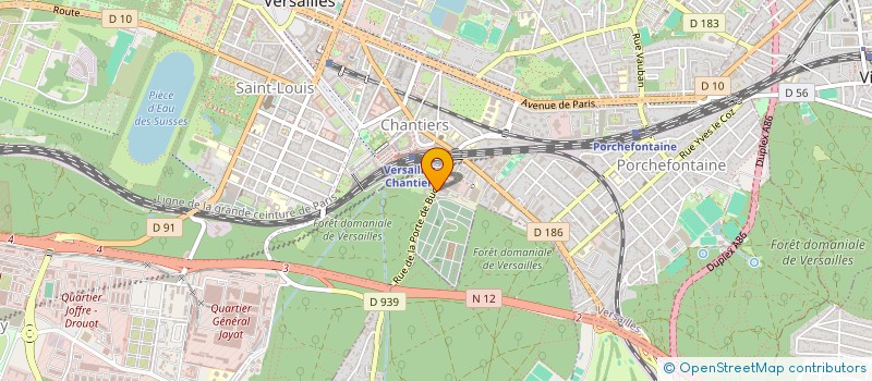 localisation de l'entreprise SCI PORTE DE BUC  VERSAILLES