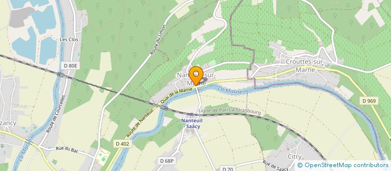 localisation de l'entreprise SCI PORTE DE CHAMPAGNE  NANTEUIL-SUR-MARNE