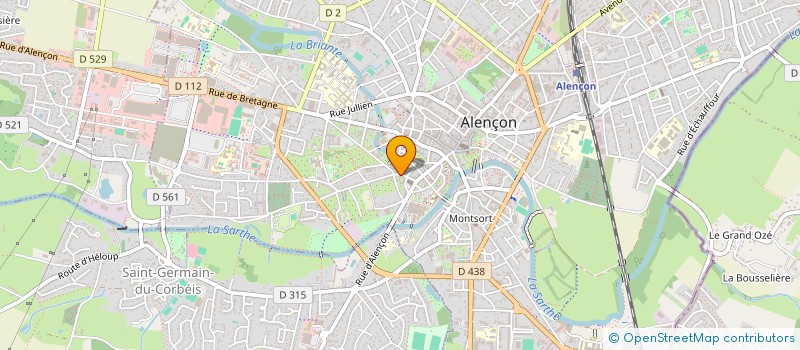 localisation de l'entreprise SCI PORTE DE LA BARRE à ALENCON