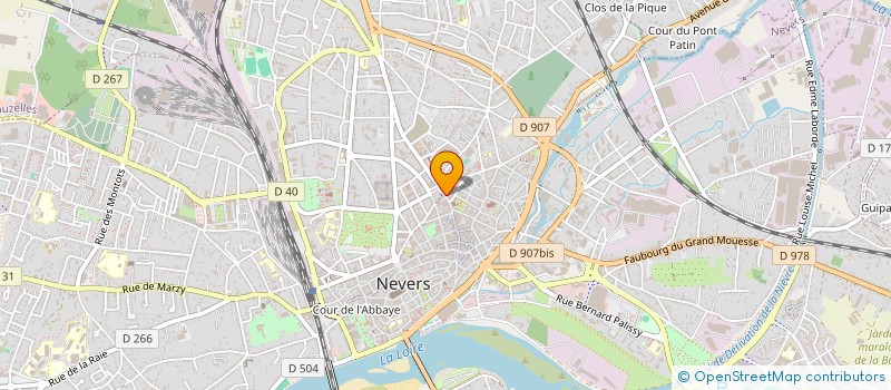 localisation de l'entreprise SCI PORTE DE PARIS à NEVERS