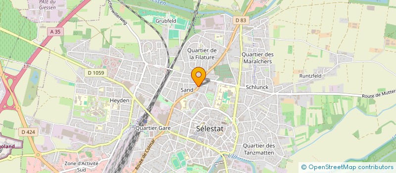 localisation de l'entreprise SCI PORTE DE STRASBOURG à SELESTAT