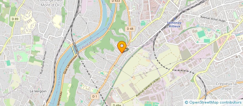 localisation de l'entreprise SCI PORTE DES ALPES  CALUIRE-ET-CUIRE