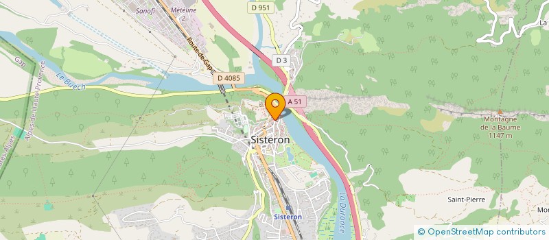 localisation de l'entreprise SCI PORTE DU DAUPHINE  SISTERON