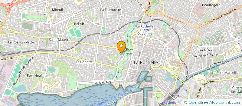 localisation de l'entreprise SCI PORTE NEUVE  LA ROCHELLE