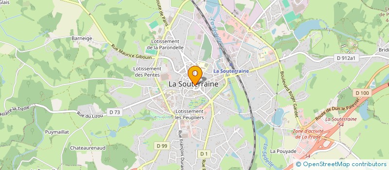 localisation de l'entreprise SCI PORTE SAINT JEAN  LA SOUTERRAINE