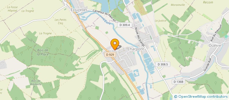 localisation de l'entreprise SCI PORTE SUD à CHARPONT
