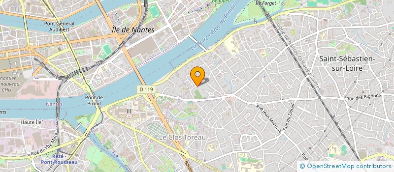 localisation de l'entreprise SCI PORTECHAISE à SAINT-SEBASTIEN-SUR-LOIRE