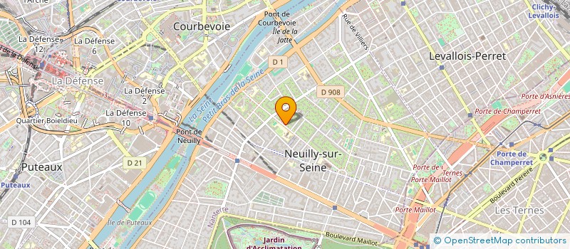 localisation de l'entreprise SCI PORTEFAIX à NEUILLY-SUR-SEINE
