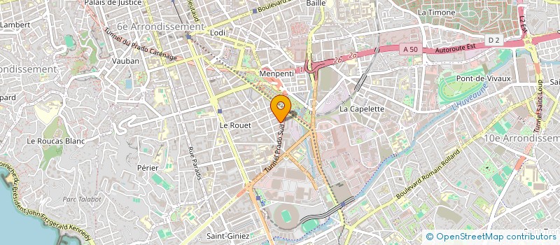 localisation de l'entreprise SCI PORTEFAIX à MARSEILLE