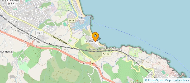 localisation de l'entreprise SCI PORTEILS à ARGELES-SUR-MER