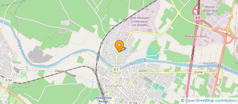 localisation de l'entreprise SCI PORTELLAND  RIVESALTES