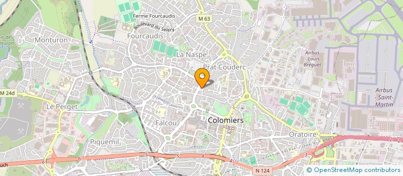 localisation de l'entreprise SCI PORTERENY à COLOMIERS