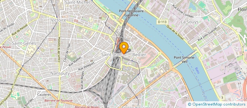 localisation de l'entreprise SCI PORTES DE L ATLANTIQUE  BORDEAUX