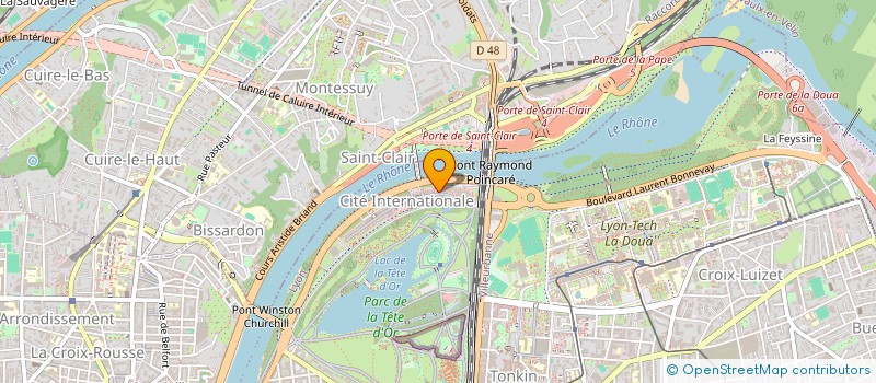 localisation de l'entreprise SCI PORTES LES VALENCE  LYON