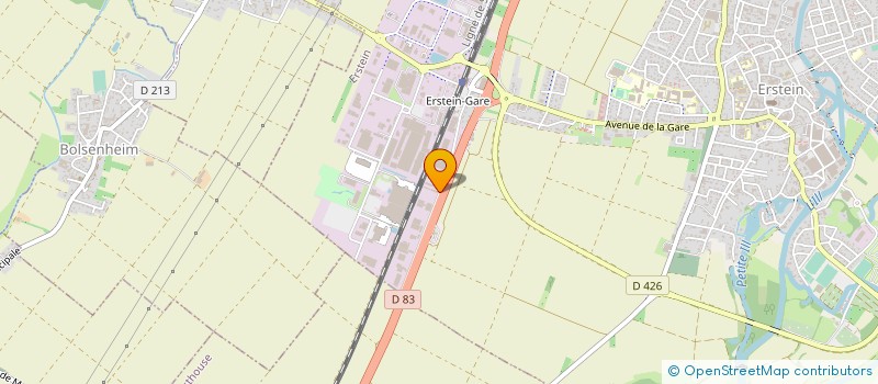 localisation de l'entreprise SCI PORTES VERTES  ERSTEIN