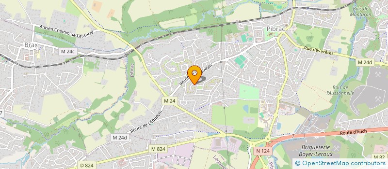 localisation de l'entreprise SCI PORTET  PIBRAC