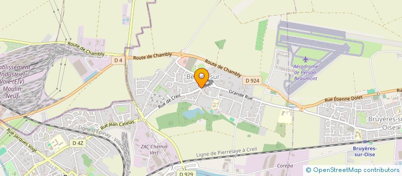 localisation de l'entreprise SCI PORTIER  BERNES-SUR-OISE