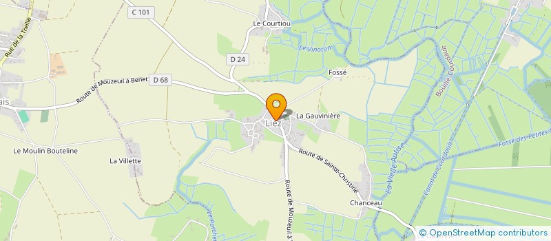 localisation de l'entreprise SCI PORTIER  LIEZ
