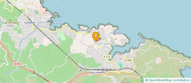 localisation de l'entreprise SCI PORTIER  PORT-VENDRES