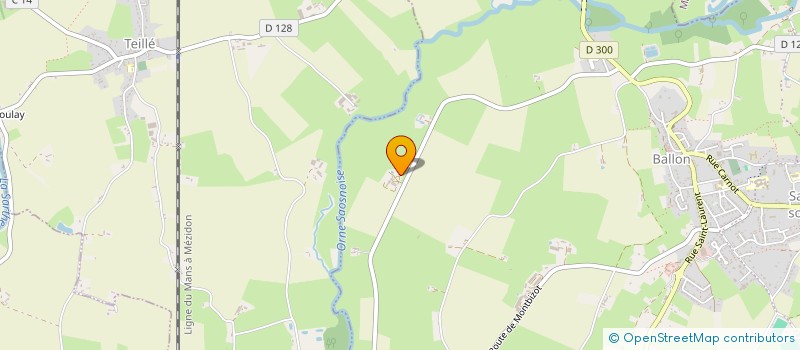 localisation de l'entreprise SCI PORTIER  MEZIERES SUR PONTHOUIN