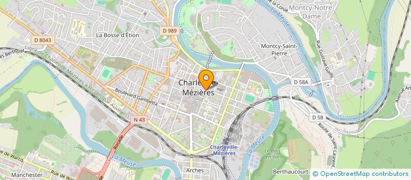 localisation de l'entreprise SCI PORTIER VILLAIN à CHARLEVILLE-MEZIERES