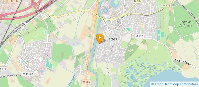 localisation de l'entreprise SCI PORTIMAO  LATTES