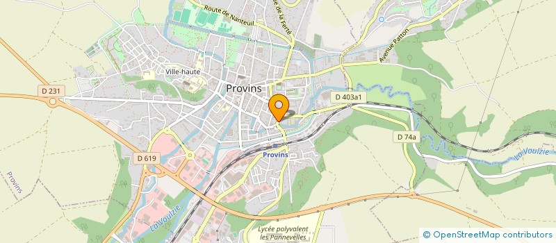 localisation de l'entreprise SCI PORTIMMO  PROVINS