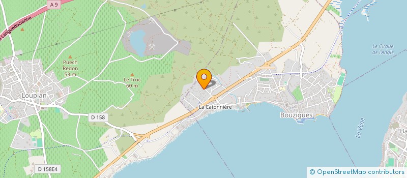 localisation de l'entreprise SCI PORTIMO  BOUZIGUES