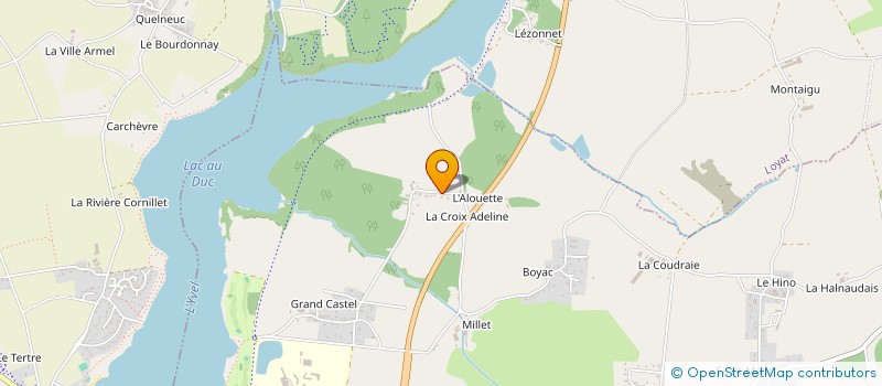 localisation de l'entreprise SCI PORTLAND  GUILLAC