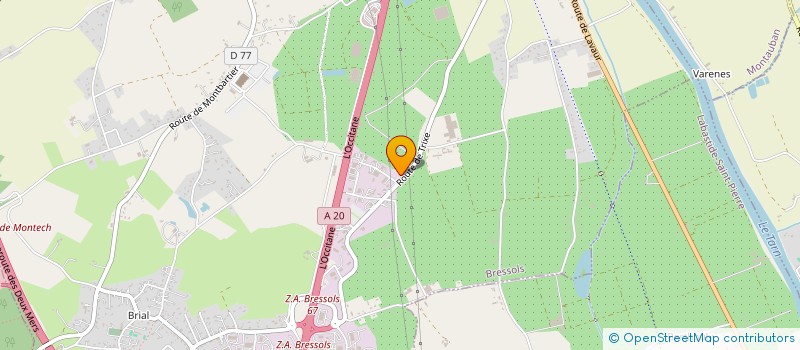 localisation de l'entreprise SCI PORTLAND  SAINT-ETIENNE-DE-TULMONT