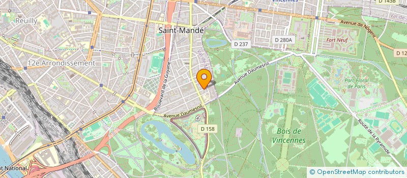 localisation de l'entreprise SCI PORTO à SAINT-MANDE