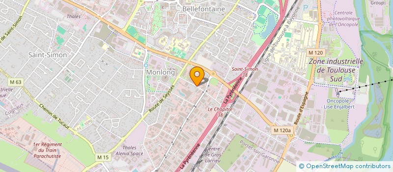 localisation de l'entreprise SCI PORTO KAJIO à TOULOUSE
