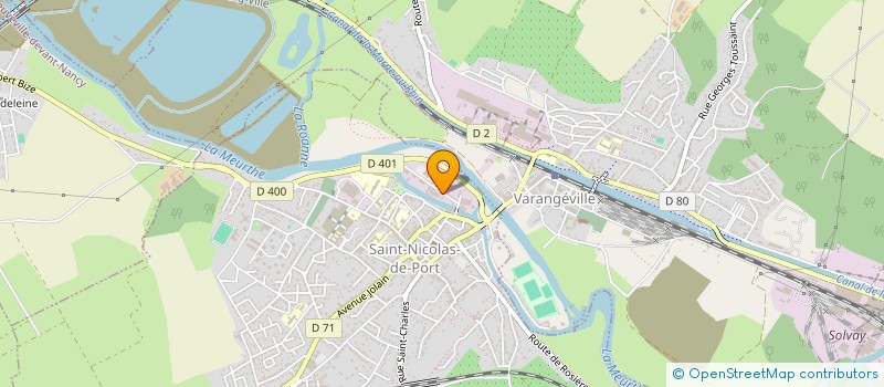 localisation de l'entreprise SCI PORTOISE DU CHAMPY  SAINT NICOLAS DE PORT