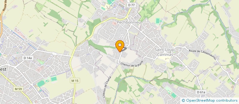 localisation de l'entreprise SCI PORTOSOLLER  PECHBONNIEU