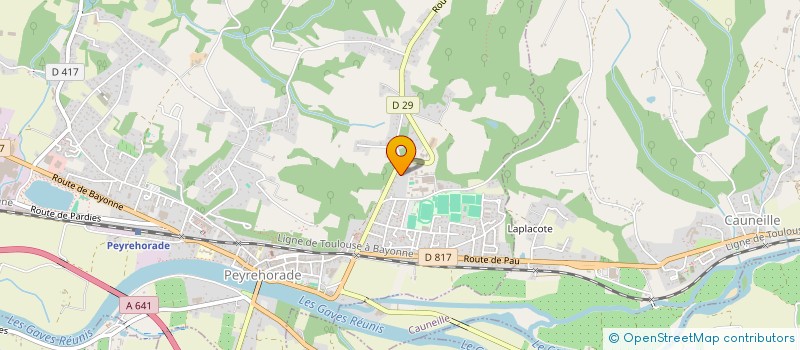 localisation de l'entreprise SCI PORTOT  PEYREHORADE