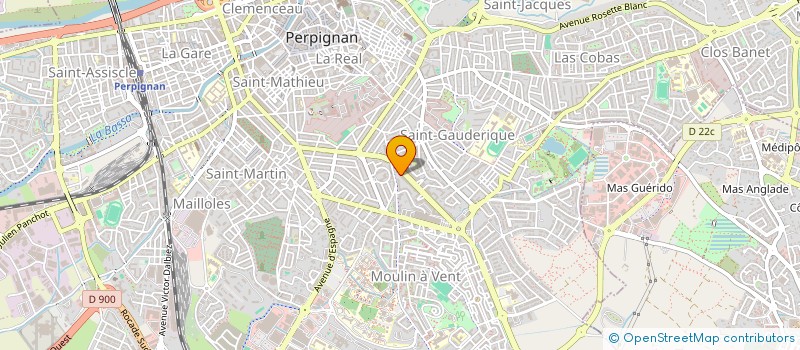 localisation de l'entreprise SCI PORTUS VENERIS à PERPIGNAN