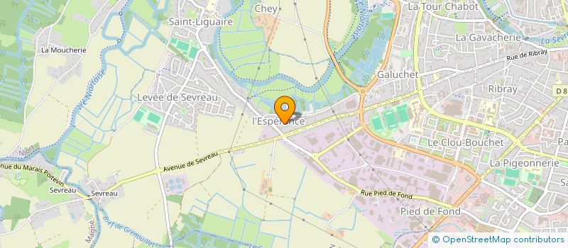 localisation de l'entreprise SCI PORUMB  NIORT