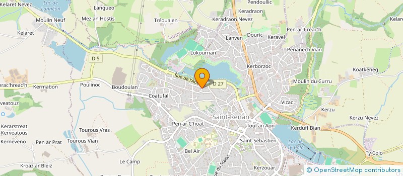 localisation de l'entreprise SCI PORZANA  SAINT-RENAN