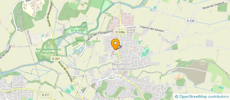 localisation de l'entreprise SCI POSE TES PIEDS à BEAUMONT-LES-VALENCE