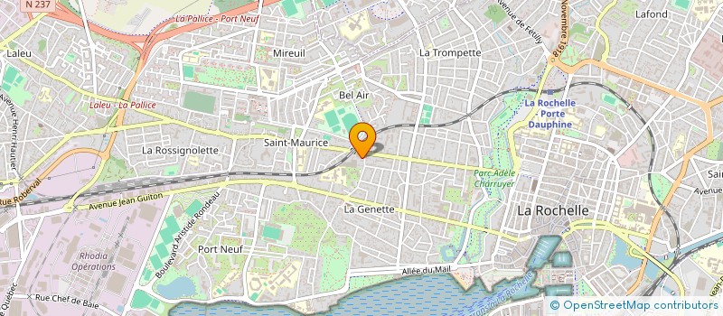 localisation de l'entreprise SCI POSEIDON  LA ROCHELLE