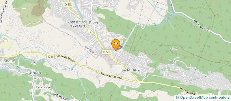 localisation de l'entreprise SCI POSEIDON  MIMET