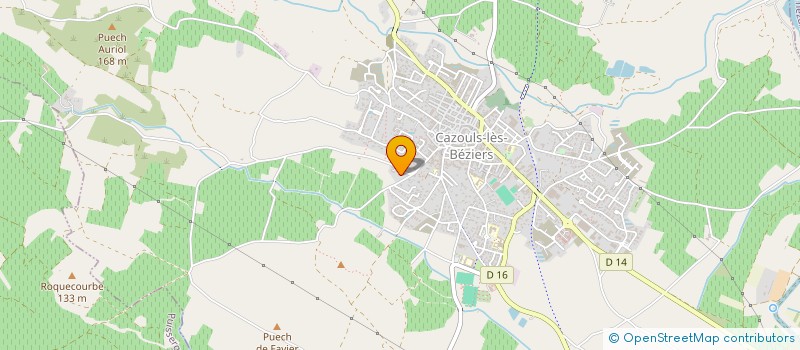 localisation de l'entreprise SCI POSEIDON  CAZOULS-LES-BEZIERS