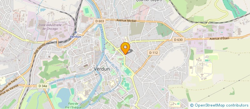 localisation de l'entreprise SCI POSEIDON à VERDUN