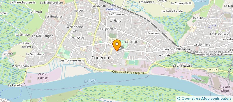 localisation de l'entreprise SCI POSEIDON à COUERON