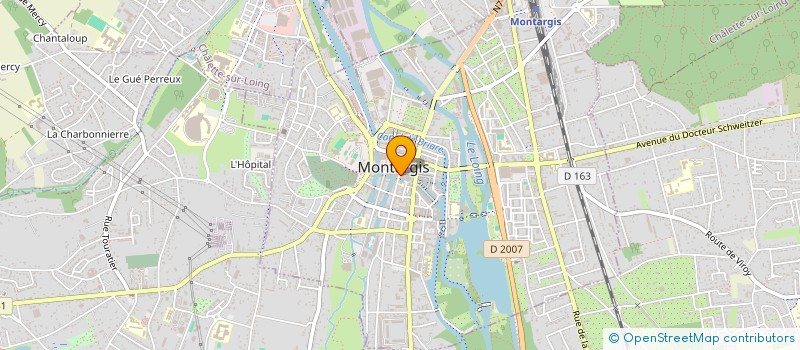 localisation de l'entreprise SCI POSEIDON à MONTARGIS
